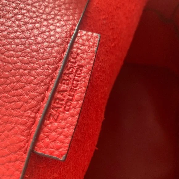 Zara Red backpack - Picture 6 of 7